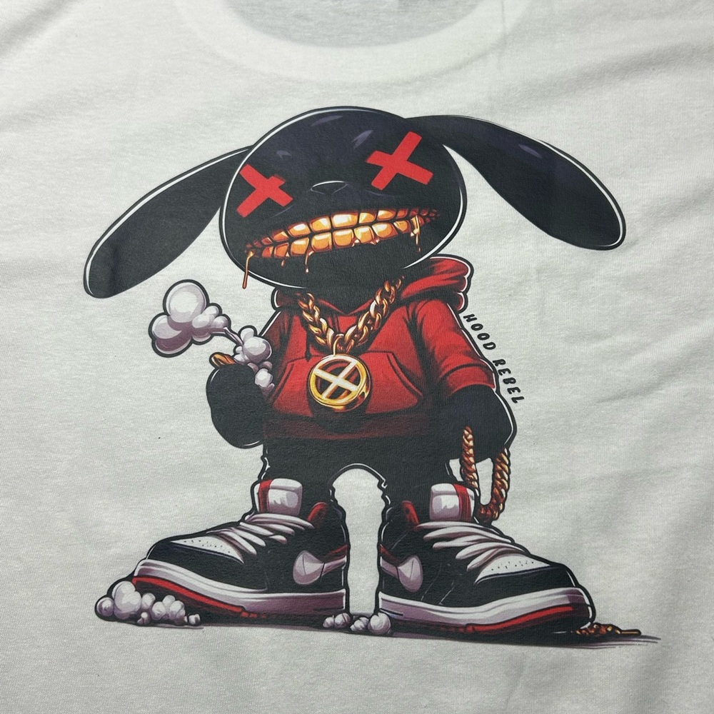 Hood rebel t shirt brand new
